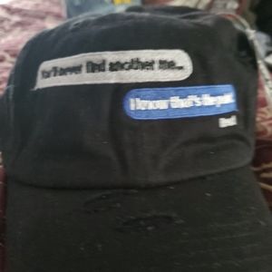 Destroyed Denim Hat